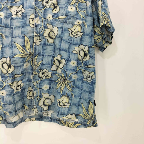 オーシャンパシフィック Ocean Pacific 90-00s コットン100 オープンカラー アロハシャツ メンズ import:L