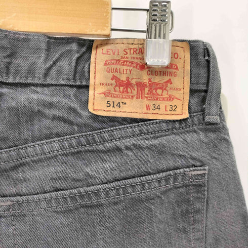 リーバイス Levis 514 SLIM STRAIGHT ブラックデニム メンズ W34L32