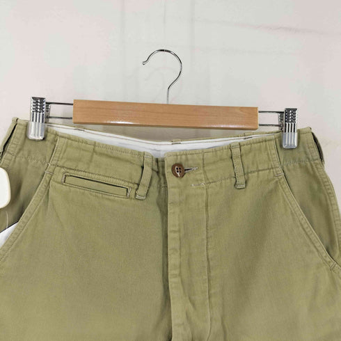 リアルマッコイズ REAL McCoyS ヘリンボーン ボタンフライ ショーツ メンズ 30