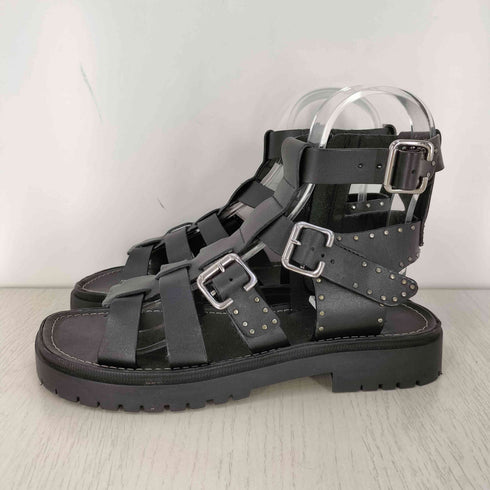 ザラ ZARA スタッズ ハイカット グルカサンダル レディース EUR:38