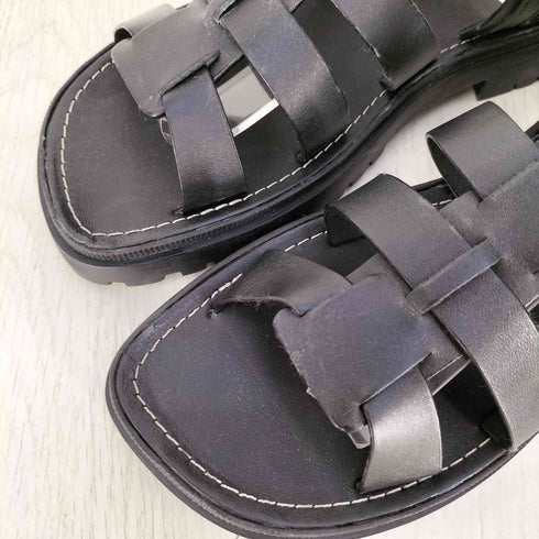 ザラ ZARA スタッズ ハイカット グルカサンダル レディース EUR:38