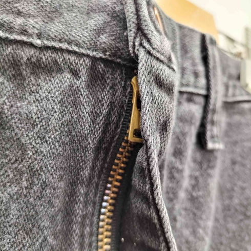 ラングラー Wrangler 90-00s ブラックバギーデニム メンズ 46x30