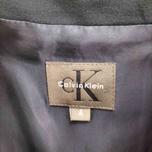 シーケーカルバンクライン ck Calvin Klein 花柄 オープンカラー ノースリーブ シャツ ワンピース レディース 4