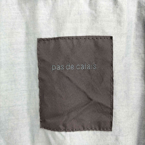パドカレ pas de calais リネン100 オーバーサイズ ストライプ カーディガン レディース JPN:38