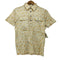 キャサリンハムネットロンドン KATHARINE HAMNETT LONDON 90s コットン フラップポケット 総柄 ポロシャツ レディース import:M