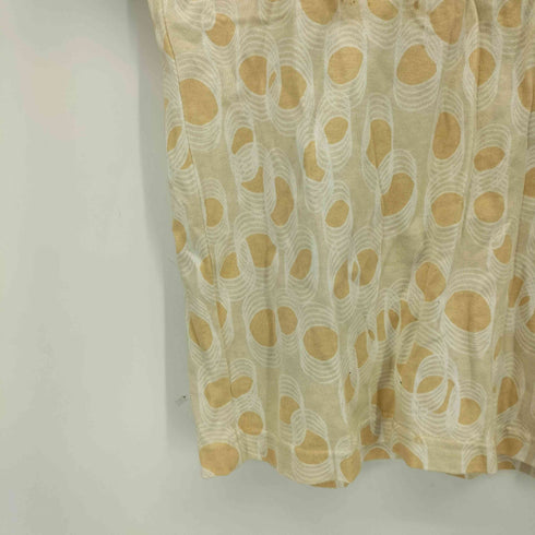キャサリンハムネットロンドン KATHARINE HAMNETT LONDON 90s コットン フラップポケット 総柄 ポロシャツ レディース import:M