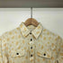 キャサリンハムネットロンドン KATHARINE HAMNETT LONDON 90s コットン フラップポケット 総柄 ポロシャツ レディース import:M