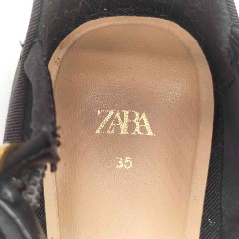 ザラ ZARA アンクルストラップ フラットシューズ レディース EUR:35