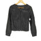インディヴィ INDIVI lamb leather ノーカラー レザージャケット レディース JPN:38