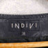 インディヴィ INDIVI lamb leather ノーカラー レザージャケット レディース JPN:38