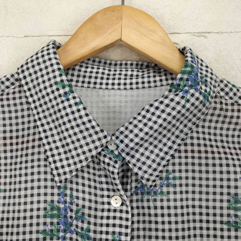 スローブイエナ SLOBE IENA ×DEREUME cotton silk mix シャツ レディース