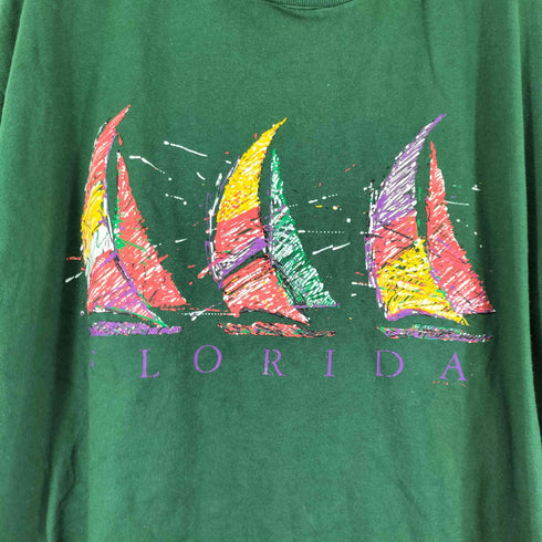 90s USA製 フロントプリント S/S Tシャツ メンズ import:XL