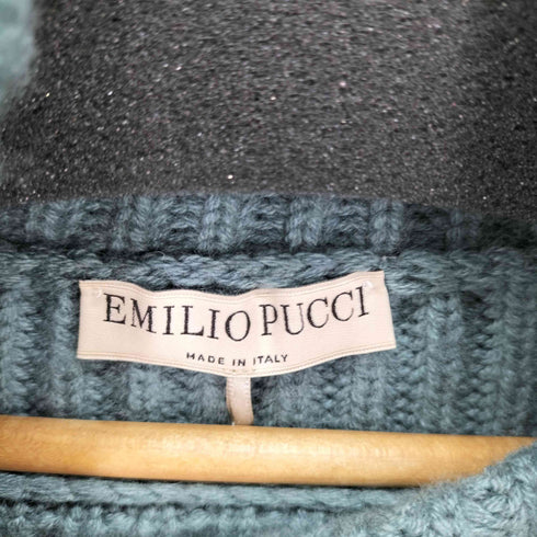 エミリオプッチ EMILIO PUCCI タートルネック クロップドカシミヤニット レディース import:S