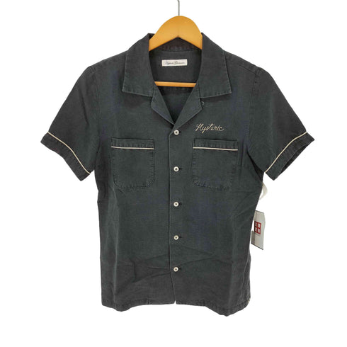 ヒステリックグラマー HYSTERIC GLAMOUR ヒスガール プリント ボウリングシャツ レディース FREE