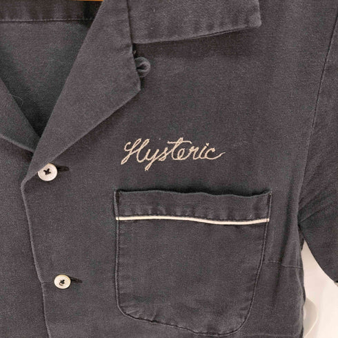 ヒステリックグラマー HYSTERIC GLAMOUR ヒスガール プリント ボウリングシャツ レディース FREE