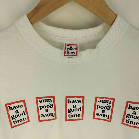 ハブアグッドタイム HAVE A GOOD TIME フロント プリント Tシャツ メンズ JPN:S
