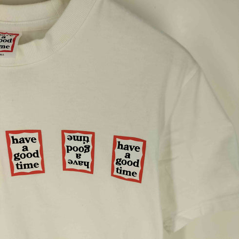 ハブアグッドタイム HAVE A GOOD TIME フロント プリント Tシャツ メンズ JPN:S