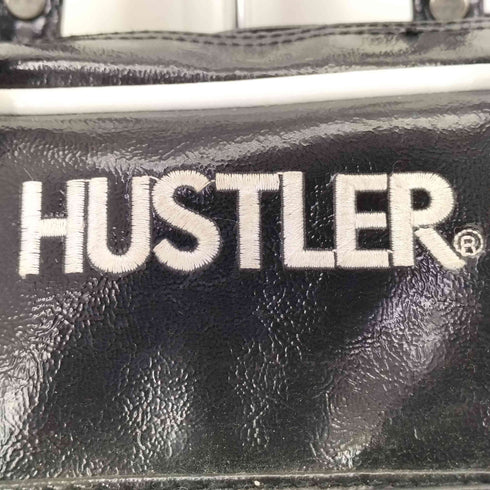 HUSTLER レザー ハンドバッグ Y2K メンズ