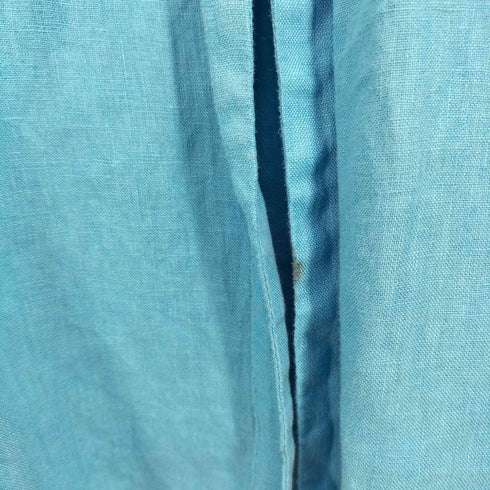 ザラ ZARA リネン100 スリットロングシャツワンピース レディース JPN:M