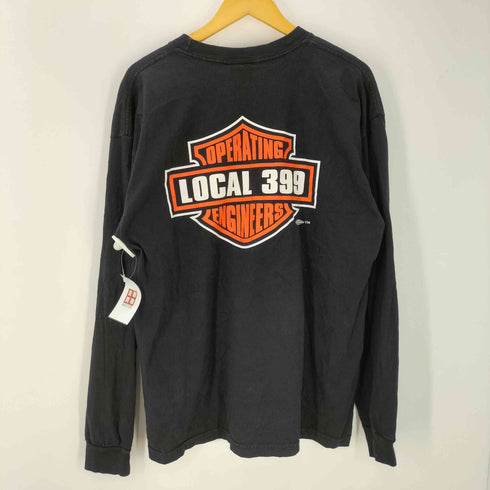 ハーレーダビッドソン HARLEY-DAVIDSON ロゴ 両面 プリント L/S カットソー Tシャツ ロンT メンズ