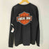 ハーレーダビッドソン HARLEY-DAVIDSON ロゴ 両面 プリント L/S カットソー Tシャツ ロンT メンズ