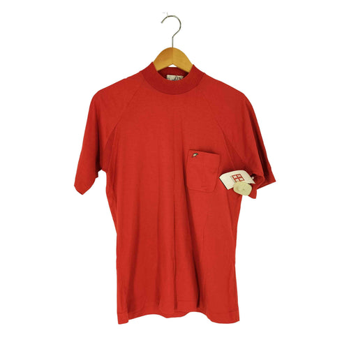 アーノルドパーマー Arnold Palmer 90S モックネック ラグラン Tシャツ シングルステッチ メンズ JPN:M