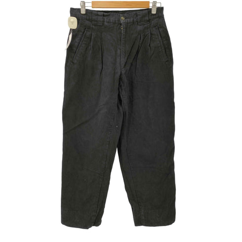 JEFFERY 90-00S OLD MADE IN ITALY イタリア製 ユーロ コットン モールスキン 2タック ワイド チノ トラウザー パンツ メンズ EUR:50