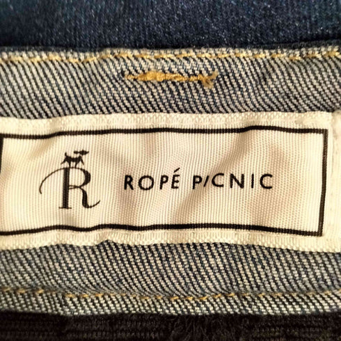 ロペピクニック Rope Picnic 【ウエスト革命デニム】ウエストシェイプフレアデニムパンツ レディース JPN:38