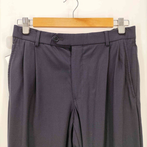ブルックスブラザーズ 346 BROOKS BROTHERS STRETCH ウール ポリウレタン 2タック テーパード スラックス パンツ 裾ダブル メンズ W30 L29