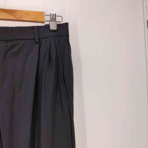 ブルックスブラザーズ 346 BROOKS BROTHERS STRETCH ウール ポリウレタン 2タック テーパード スラックス パンツ 裾ダブル メンズ W30 L29