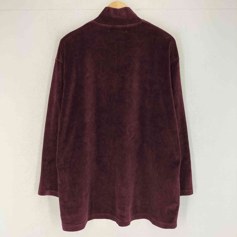 JONES WEAR ベロアハーフジップトップス メンズ JPN:XL