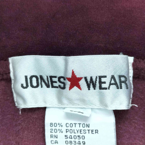 JONES WEAR ベロアハーフジップトップス メンズ JPN:XL