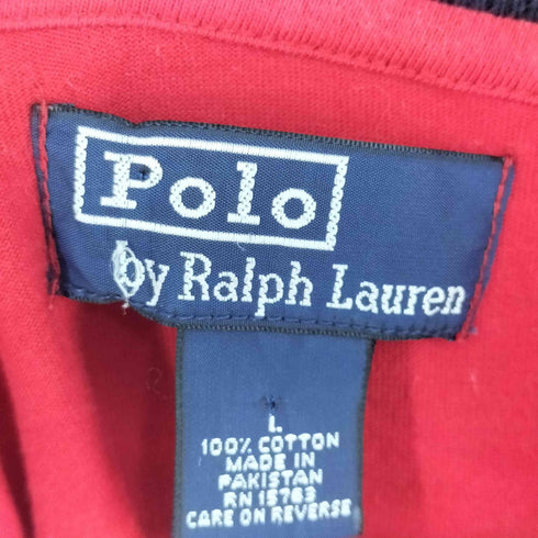ポロバイラルフローレン Polo by RALPH LAUREN 90s Vネック ロングスリーブ カットソー メンズ L