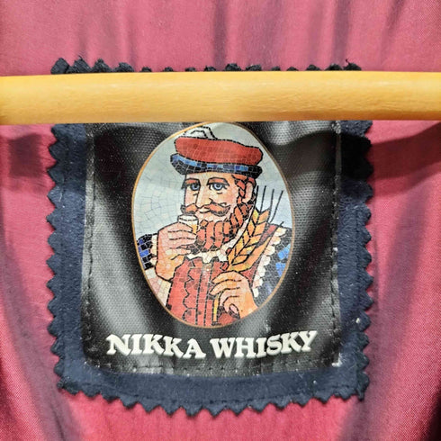 NIKKA WHISKY レザーダウンジャケット メンズ