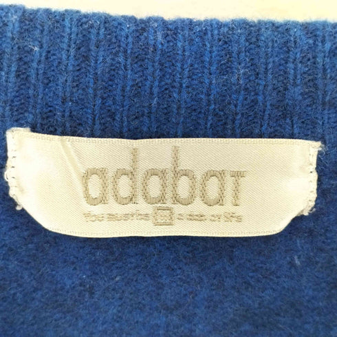 アダバット adabat 刺繍ニット メンズ FREE