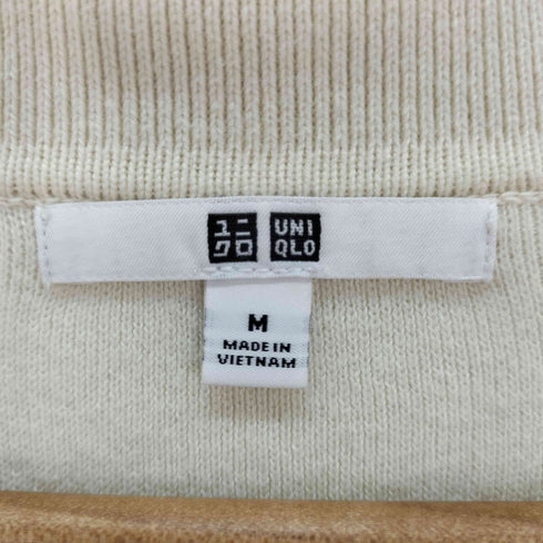 ユニクロ UNIQLO スムースコットンリラックスポロセーター レディース JPN:M