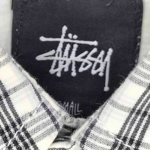 ステューシー Stussy インド製 チェック レギュラーカラーシャツ メンズ import:S