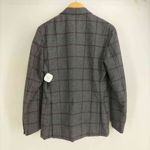 ボリオリ BOGLIOLI DOVER チェックダブルブレストテーラードジャケット メンズ 44