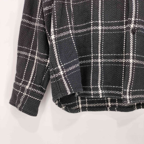オンブレニーニョ HOMBRE Nino PLAID BLANKET SHIRT コットンブランケットチェックシャツ メンズ