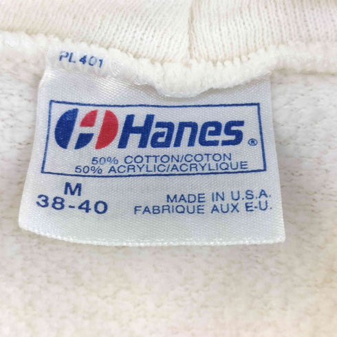 ヘインズ Hanes 80-90s ラグランスリーブ プルオーバーパーカー メンズ M