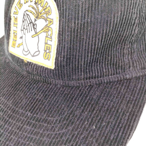 SWOON KIBACOWORKS BELIEVE IN MIRACLES CORDUROY CAP BELIEVE CAP コーデュロイ キャップ レディース