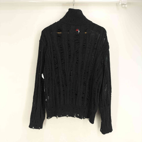 メゾンスペシャル MAISON SPECIAL Prime-Over Japanese Paper Damaged Knit Zip Up Blouson メンズ JPN:1