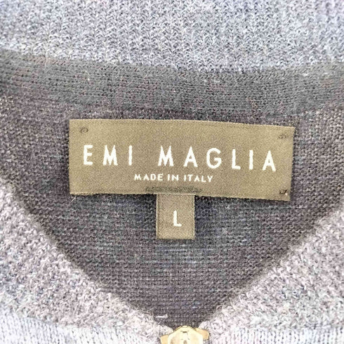 EMI MAGLIA イタリア製 ジップニットジャケット import メンズ L