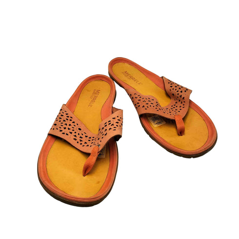 メレル MERRELL アンクルストラップ サンダル ビブラム ソール レディース US8 UK6 FUR39