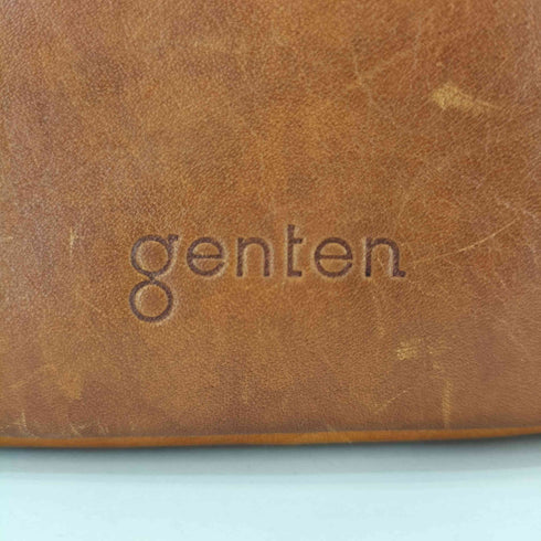 ゲンテン genten キャンバス レザー ボストンバッグ メンズ