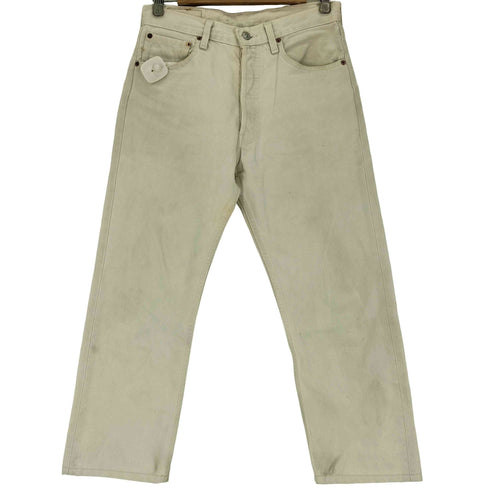 リーバイス Levis 00S 501xx イギリス製 299刻印 ボタンフライ ストレート デニム パンツ メンズ W32 L34