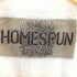 HOMESPUN CLOTING レギュラーカラー ボックス コットンシャツ メンズ FREE