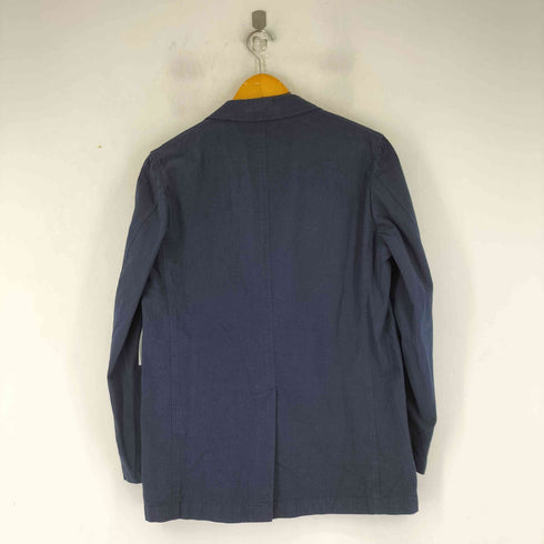D.C.WHITE COTTON LINEN NAVY BLAZER メンズ JPN:44