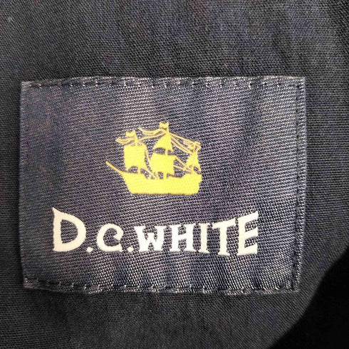 D.C.WHITE COTTON LINEN NAVY BLAZER メンズ JPN:44