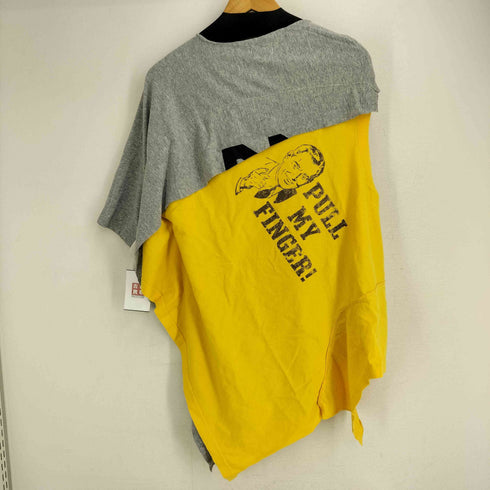 イェーライト YEAH RIGHT ドッキングカットオフデザインTシャツ レディース